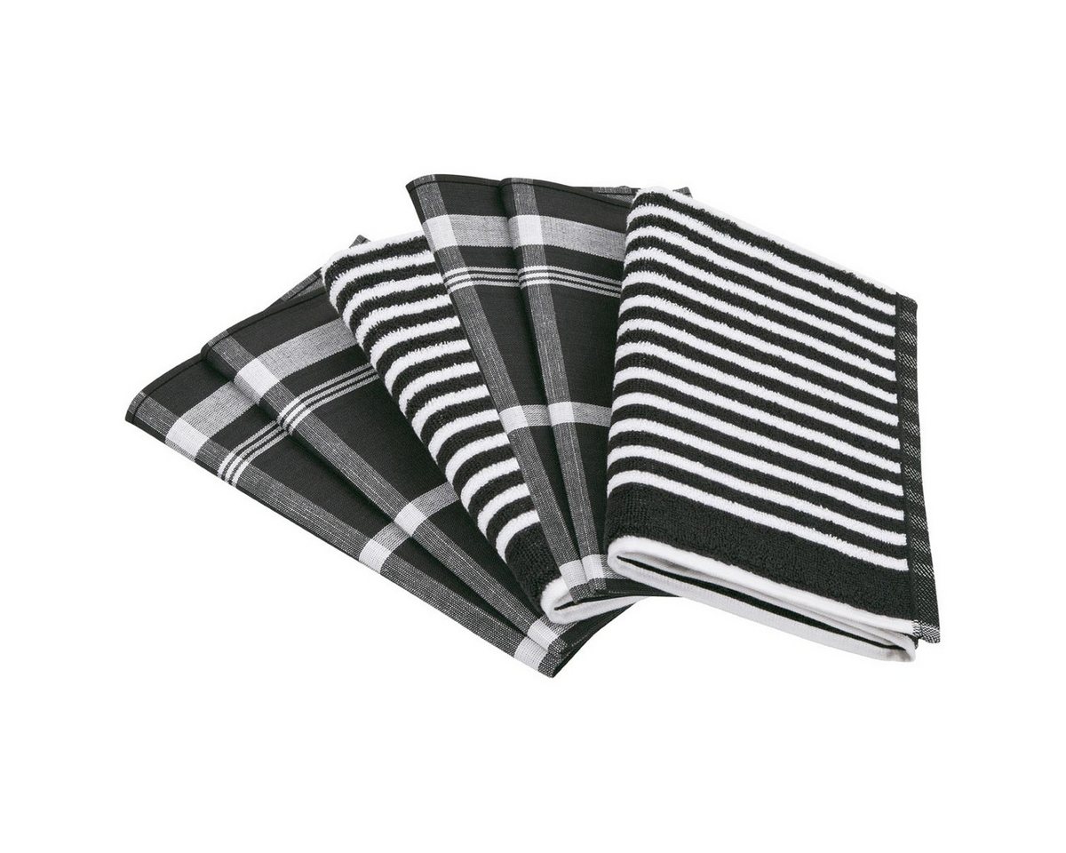 ROSS Geschirrtuch Exclusiv, (Spar-Set, 2 X Geschirrtuch (50 X 70cm), 1 X Küchentuch (50 X 50cm), 4 X Geschirr- 2 X Küchentuch im Set - Saugstark von ROSS