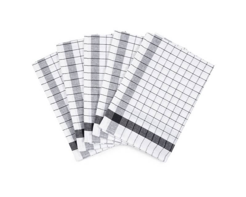 ROSS Geschirrtuch Exclusiv, (Spar-Set, 5-tlg., 5 X Geschirrtuch (50 X 70cm), 5 X Geschirrtuch im Set - Baumwolle - Strapazierfähig von ROSS