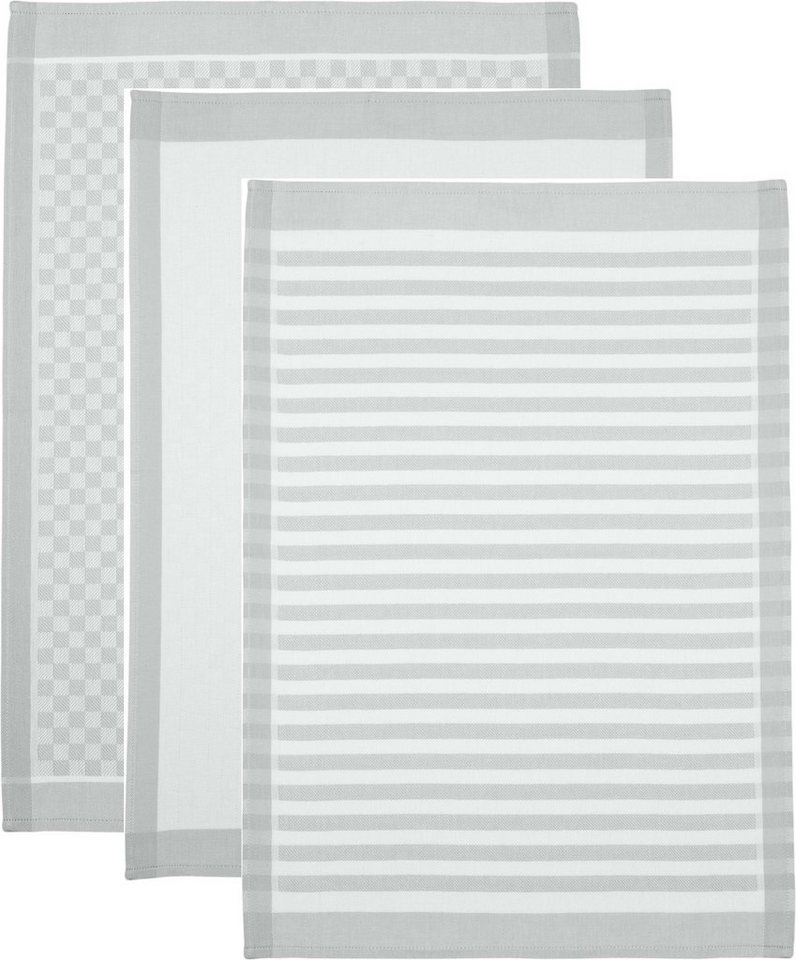 ROSS Geschirrtuch SUPERIOR, (Set, 3-tlg., 3x Geschirrtuch 50x70 cm) von ROSS