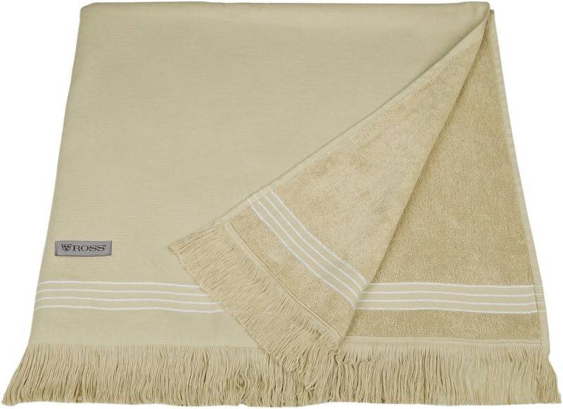 ROSS Hamamtuch Hamam, Hamam Frottier (Packung, 1-St), idealer Begleiter für Strand, Sauna oder Wellnessbereich von ROSS