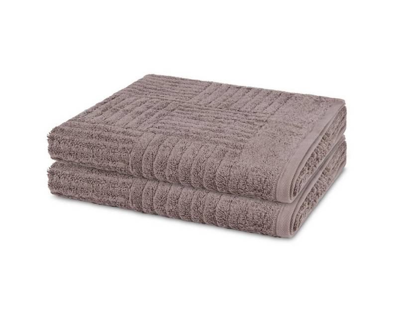 ROSS Handtuch Set Carre, Walkfrottee (Spar-Set, 2-St), 2 X Duschtuch im Set - Baumwolle - Saugstark ROSS Handtuch Set Carre, Walkfrottee (Spar-Set, 2-St), 2 X Duschtuch im Set - Baumwolle - Saugstark von ROSS
