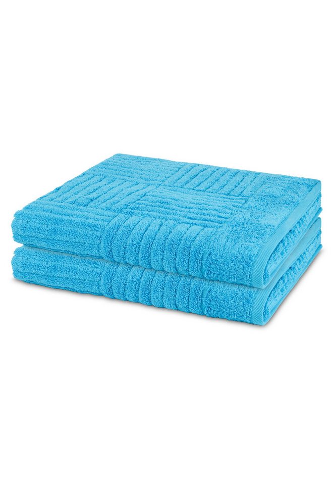 ROSS Handtuch Set Carre, Walkfrottee (Spar-Set, 2-St), 2 X Duschtuch im Set - Baumwolle - Saugstark ROSS Handtuch Set Carre, Walkfrottee (Spar-Set, 2-St), 2 X Duschtuch im Set - Baumwolle - Saugstark von ROSS