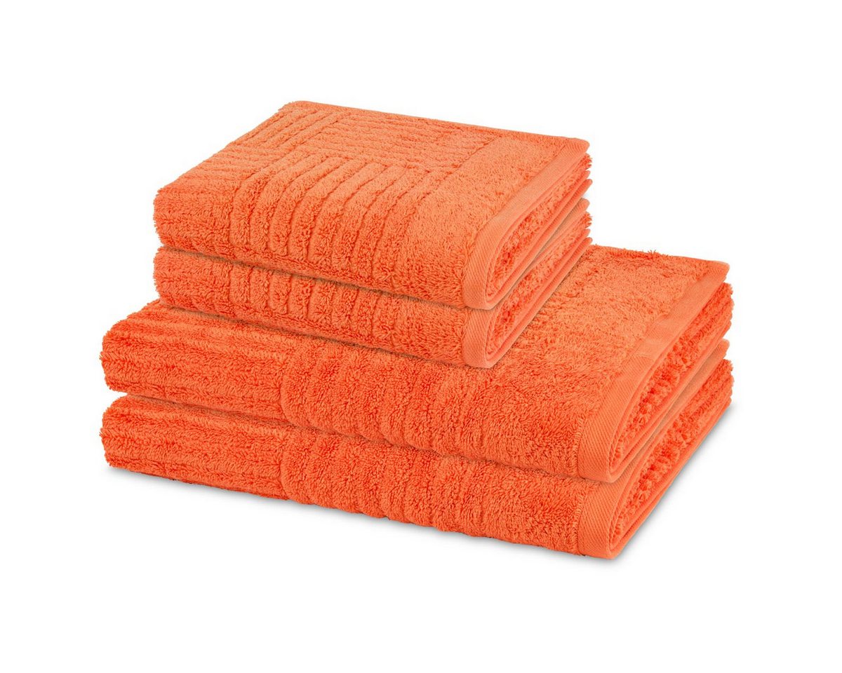 ROSS Handtuch Set Carre, Walkfrottee (Spar-Set, 4-St), 2 X Handtuch 2 X Duschtuch im Set - Baumwolle - Saugstark ROSS Handtuch Set Carre, Walkfrottee (Spar-Set, 4-St), 2 X Handtuch 2 X Duschtuch im Set - Baumwolle - Saugstark von ROSS
