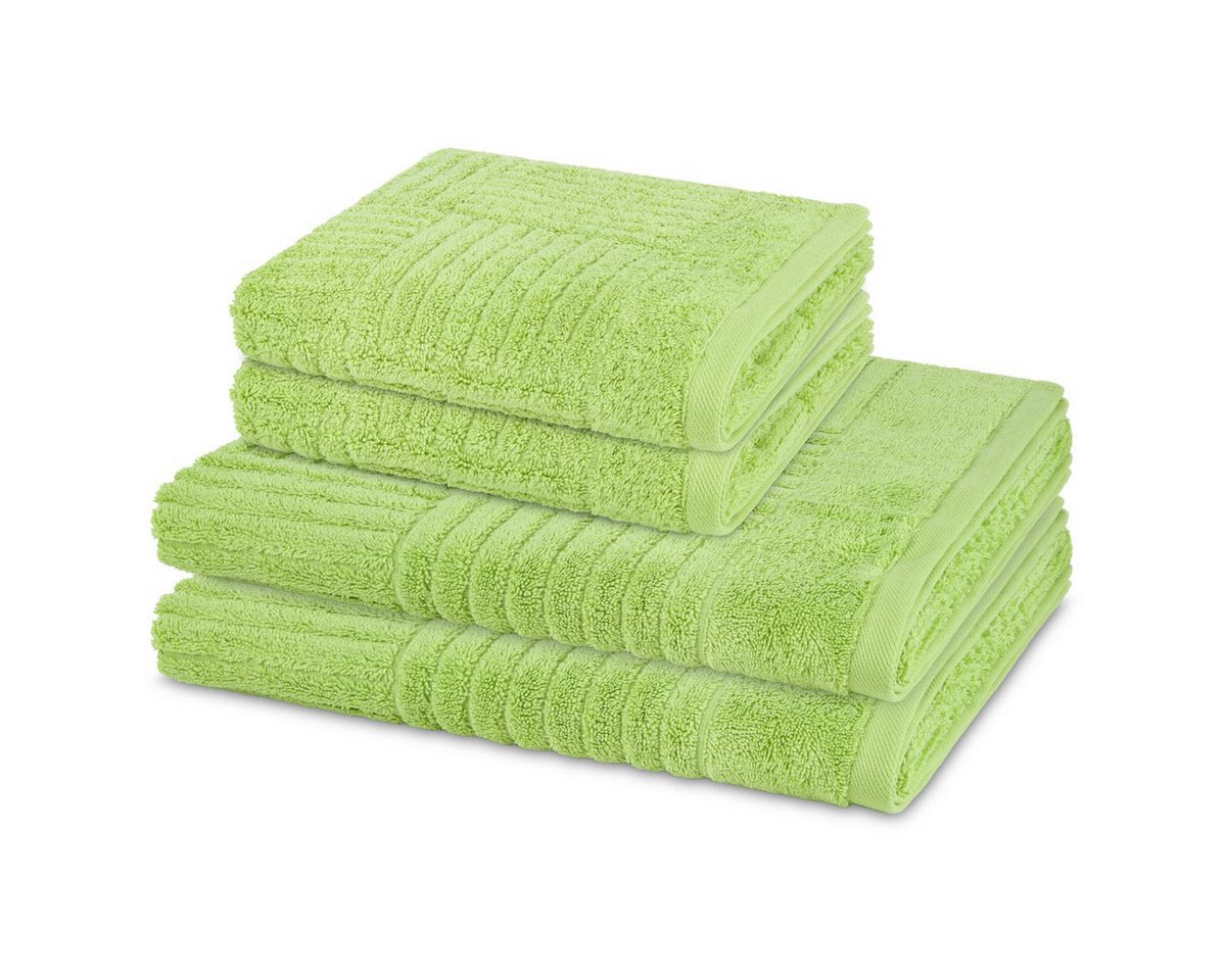 ROSS Handtuch Set Carre, Walkfrottee (Spar-Set, 4-St), 2 X Handtuch 2 X Duschtuch im Set - Baumwolle - Saugstark ROSS Handtuch Set Carre, Walkfrottee (Spar-Set, 4-St), 2 X Handtuch 2 X Duschtuch im Set - Baumwolle - Saugstark von ROSS