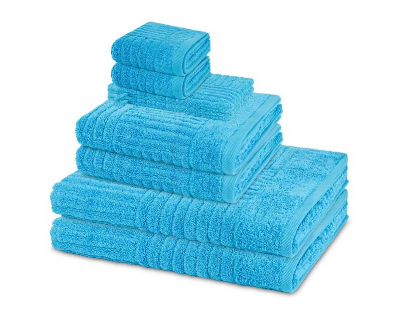 ROSS Handtuch Set Carre, Walkfrottee (Spar-Set, 8-St), 2 X Wasch- 2 X Gäste- 2 X Dusch- 2 X Handtuch im Set - Baumwolle ROSS Handtuch Set Carre, Walkfrottee (Spar-Set, 8-St), 2 X Wasch- 2 X Gäste- 2 X Dusch- 2 X Handtuch im Set - Baumwolle von ROSS