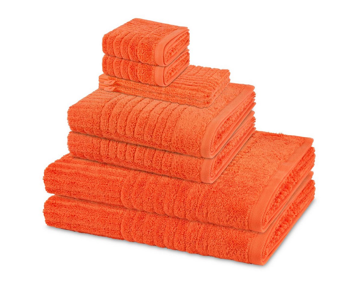 ROSS Handtuch Set Carre, Walkfrottee (Spar-Set, 8-St), 2 X Wasch- 2 X Gäste- 2 X Dusch- 2 X Handtuch im Set - Baumwolle ROSS Handtuch Set Carre, Walkfrottee (Spar-Set, 8-St), 2 X Wasch- 2 X Gäste- 2 X Dusch- 2 X Handtuch im Set - Baumwolle von ROSS