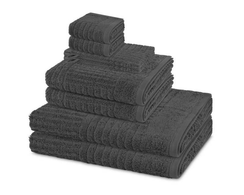 ROSS Handtuch Set Carre, Walkfrottee (Spar-Set, 8-St), 2 X Wasch- 2 X Gäste- 2 X Dusch- 2 X Handtuch im Set - Baumwolle ROSS Handtuch Set Carre, Walkfrottee (Spar-Set, 8-St), 2 X Wasch- 2 X Gäste- 2 X Dusch- 2 X Handtuch im Set - Baumwolle von ROSS