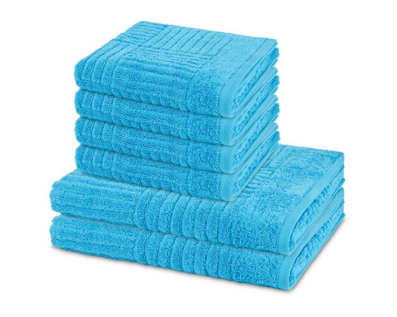 ROSS Handtuch Set Carre, Walkfrottee (Spar-Set, 6-St), 4 X Handtuch 2 X Duschtuch im Set - Baumwolle - Saugstark ROSS Handtuch Set Carre, Walkfrottee (Spar-Set, 6-St), 4 X Handtuch 2 X Duschtuch im Set - Baumwolle - Saugstark von ROSS