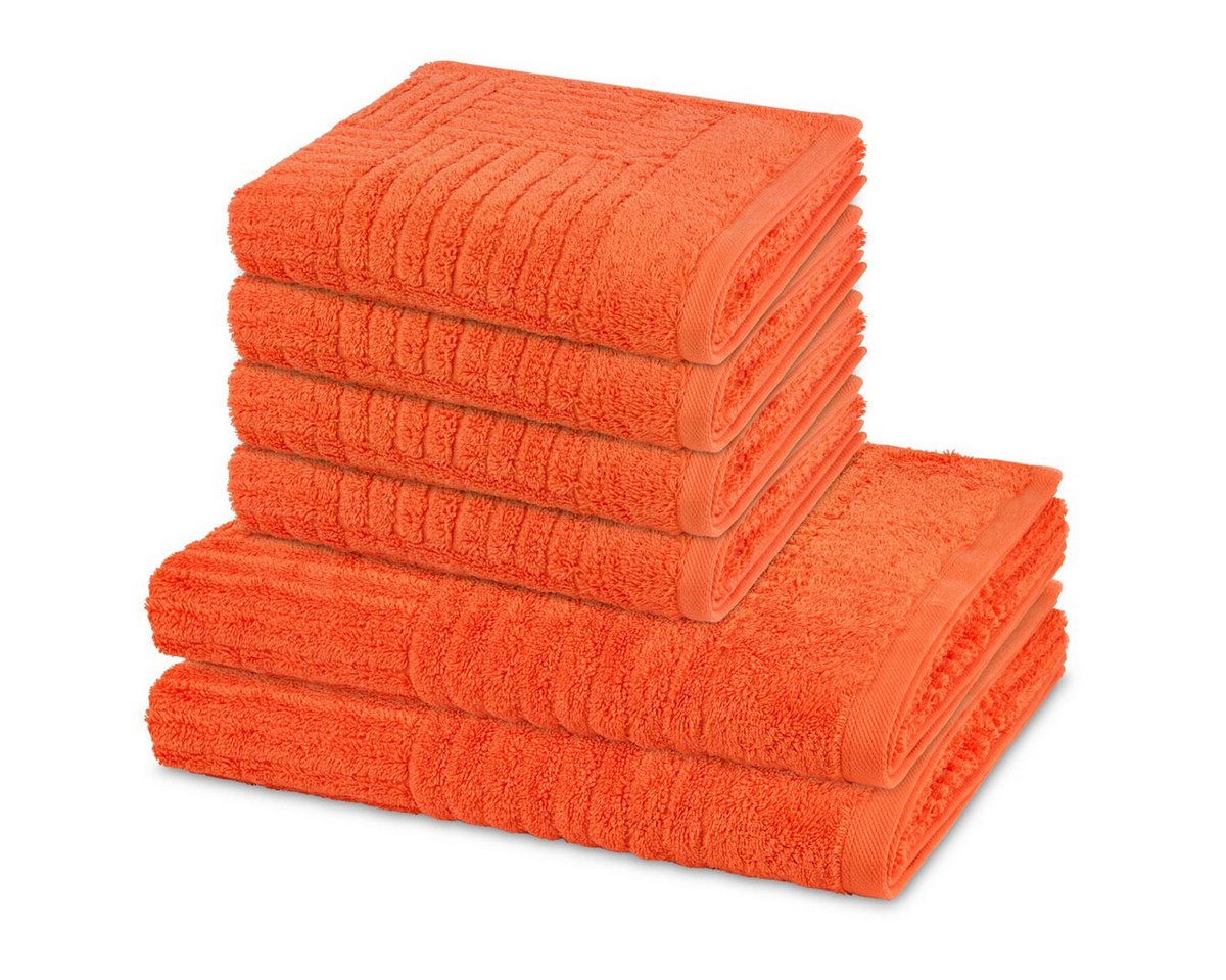 ROSS Handtuch Set Carre, Walkfrottee (Spar-Set, 6-St), 4 X Handtuch 2 X Duschtuch im Set - Baumwolle - Saugstark ROSS Handtuch Set Carre, Walkfrottee (Spar-Set, 6-St), 4 X Handtuch 2 X Duschtuch im Set - Baumwolle - Saugstark von ROSS