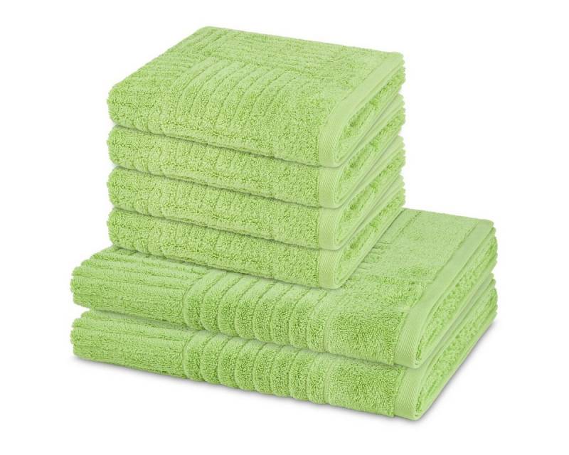 ROSS Handtuch Set Carre, Walkfrottee (Spar-Set, 6-St), 4 X Handtuch 2 X Duschtuch im Set - Baumwolle - Saugstark ROSS Handtuch Set Carre, Walkfrottee (Spar-Set, 6-St), 4 X Handtuch 2 X Duschtuch im Set - Baumwolle - Saugstark von ROSS