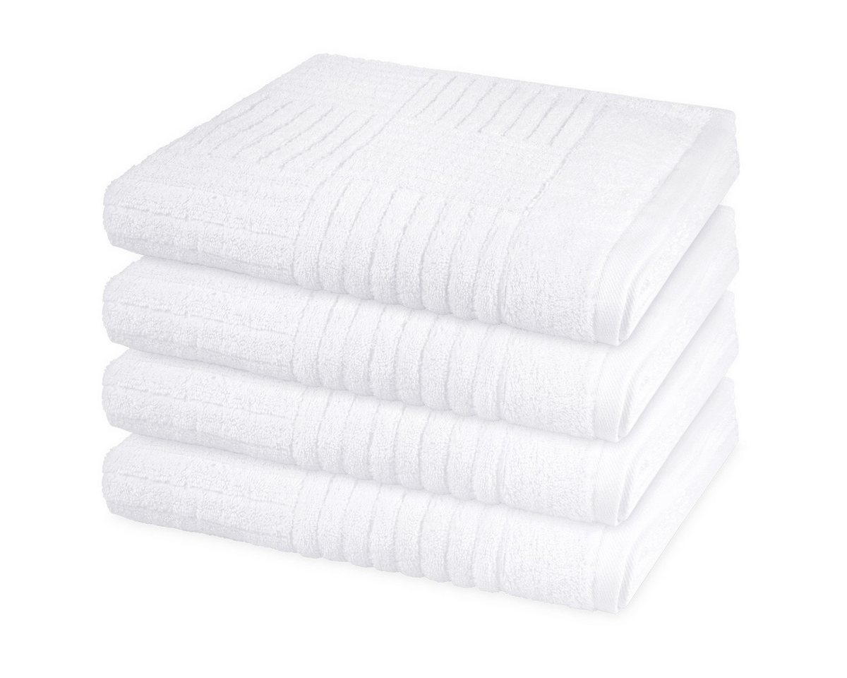 ROSS Handtuch Set Carre, Walkfrottee (Spar-Set, 4-St), 4 X Handtuch im Set - Baumwolle - Saugstark ROSS Handtuch Set Carre, Walkfrottee (Spar-Set, 4-St), 4 X Handtuch im Set - Baumwolle - Saugstark von ROSS