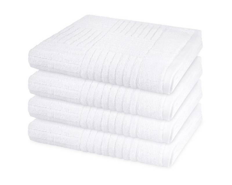 ROSS Handtuch Set Carre, Walkfrottee (Spar-Set, 4-St), 4 X Handtuch im Set - Baumwolle - Saugstark ROSS Handtuch Set Carre, Walkfrottee (Spar-Set, 4-St), 4 X Handtuch im Set - Baumwolle - Saugstark von ROSS