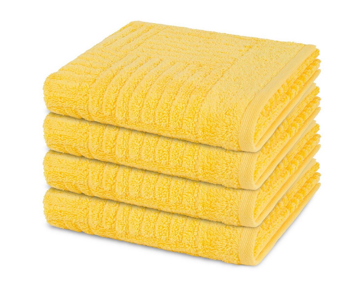 ROSS Handtuch Set Carre, Walkfrottee (Spar-Set, 4-St), 4 X Handtuch im Set - Baumwolle - Saugstark ROSS Handtuch Set Carre, Walkfrottee (Spar-Set, 4-St), 4 X Handtuch im Set - Baumwolle - Saugstark von ROSS