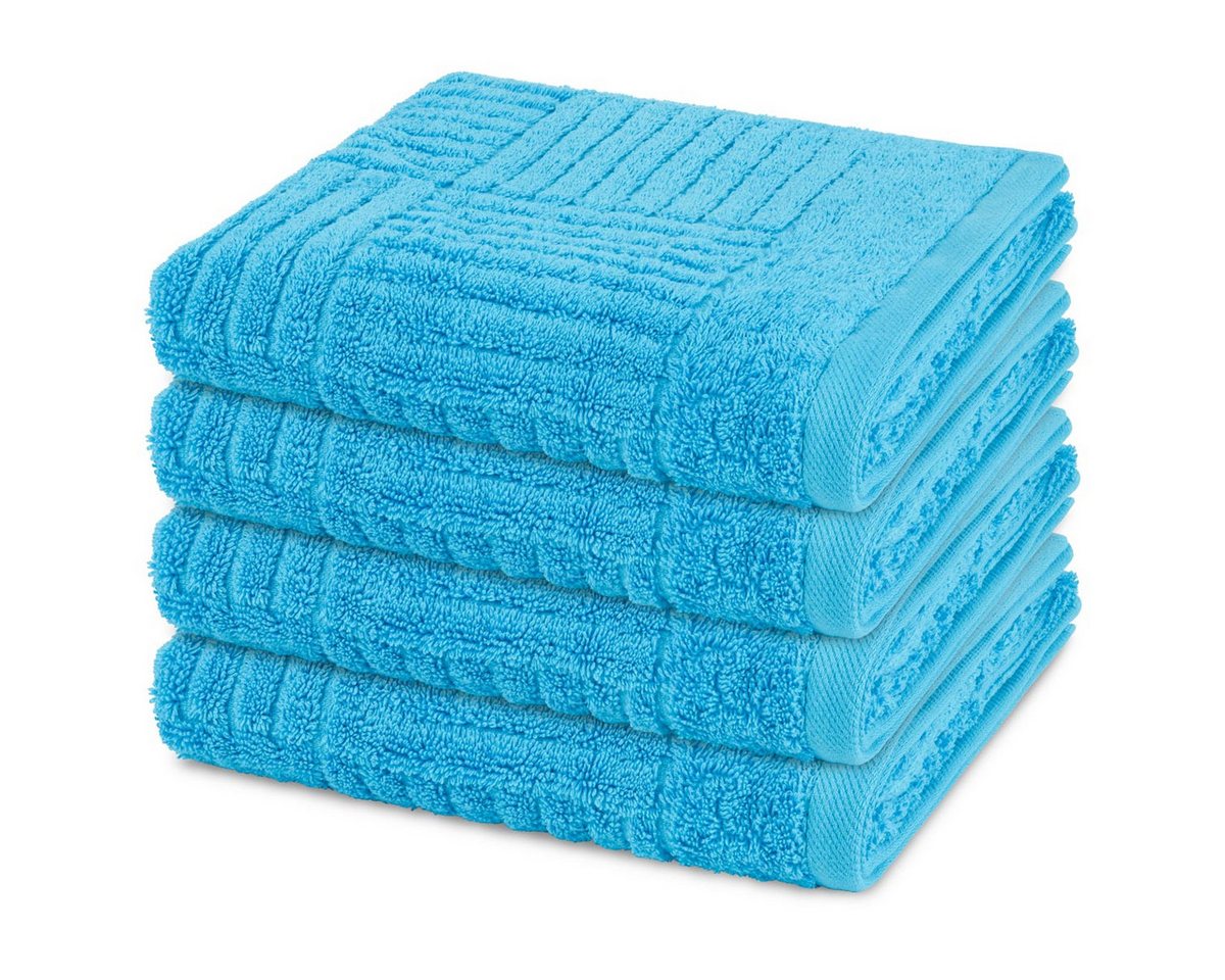 ROSS Handtuch Set Carre, Walkfrottee (Spar-Set, 4-St), 4 X Handtuch im Set - Baumwolle - Saugstark ROSS Handtuch Set Carre, Walkfrottee (Spar-Set, 4-St), 4 X Handtuch im Set - Baumwolle - Saugstark von ROSS