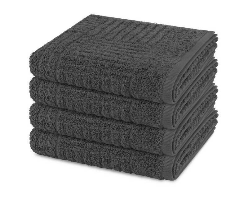 ROSS Handtuch Set Carre, Walkfrottee (Spar-Set, 4-St), 4 X Handtuch im Set - Baumwolle - Saugstark ROSS Handtuch Set Carre, Walkfrottee (Spar-Set, 4-St), 4 X Handtuch im Set - Baumwolle - Saugstark von ROSS