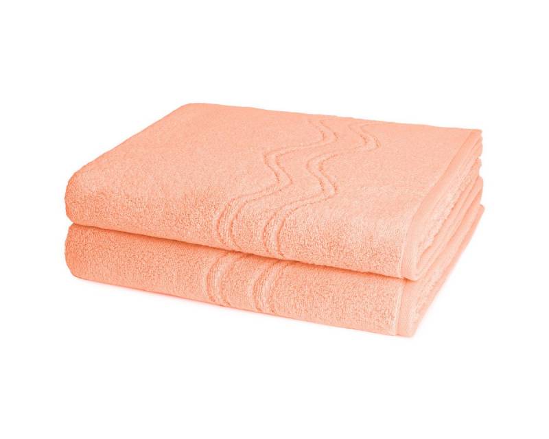 ROSS Handtuch Set Cashmere feeling, Walkfrottee (Spar-Set, 2-St), 2 X Duschtuch im Set - Baumwolle - Saugstark von ROSS