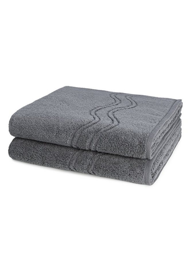ROSS Handtuch Set Cashmere feeling, Walkfrottee (Spar-Set, 2-St), 2 X Duschtuch im Set - Baumwolle - Saugstark von ROSS