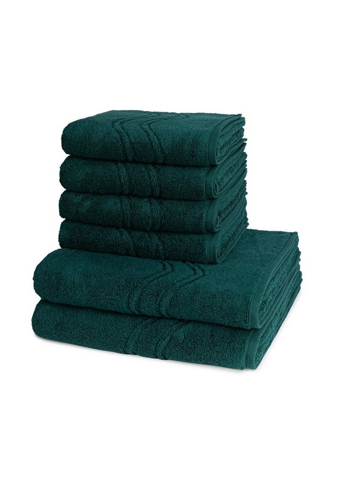 ROSS Handtuch Set Cashmere feeling, Walkfrottee (Spar-Set, 6-St), 4 X Handtuch 2 X Duschtuch im Set - Baumwolle - Saugstark von ROSS