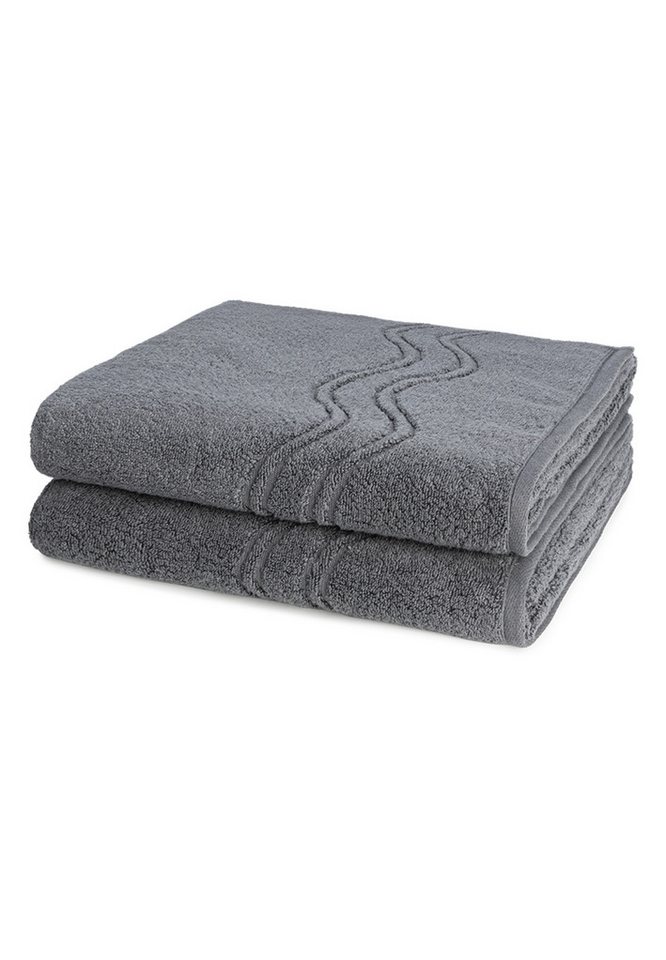 ROSS Handtuch Set Cashmere feeling, Walkfrottee (Spar-Set, 2-St), 2 X Duschtuch - Im Set - Baumwolle von ROSS