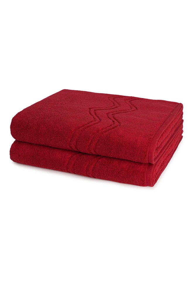 ROSS Handtuch Set Cashmere feeling, Walkfrottee (Spar-Set, 2-St), 2 X Duschtuch - Im Set - Baumwolle von ROSS
