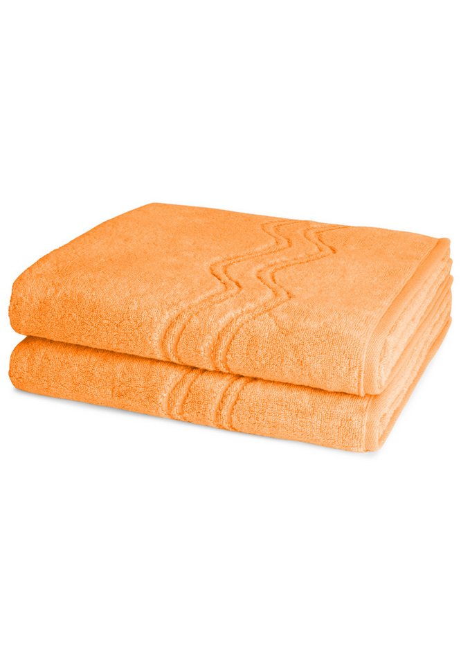 ROSS Handtuch Set Cashmere feeling, Walkfrottee (Spar-Set, 2-St), 2 X Duschtuch im Set - Baumwolle - Saugstark von ROSS