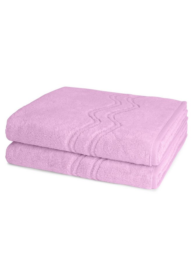 ROSS Handtuch Set Cashmere feeling, Walkfrottee (Spar-Set, 2-St), 2 X Duschtuch im Set - Baumwolle - Saugstark von ROSS