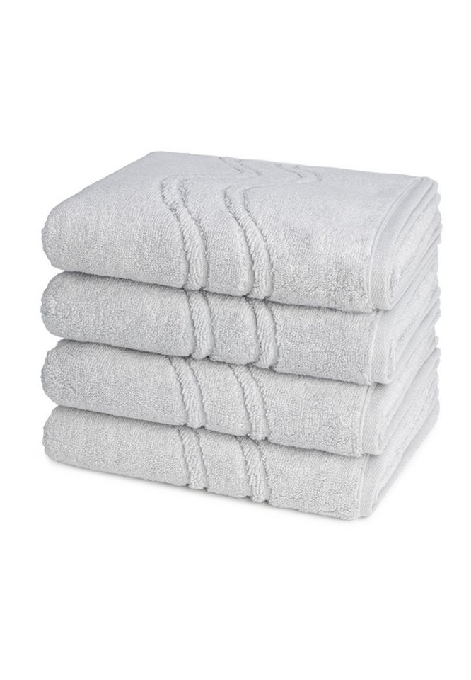 ROSS Handtuch Set Cashmere feeling, Walkfrottee (Spar-Set, 4-St), 4 X Handtuch - im Set - Baumwolle - Saugfähiger und sehr weicher Griff von ROSS