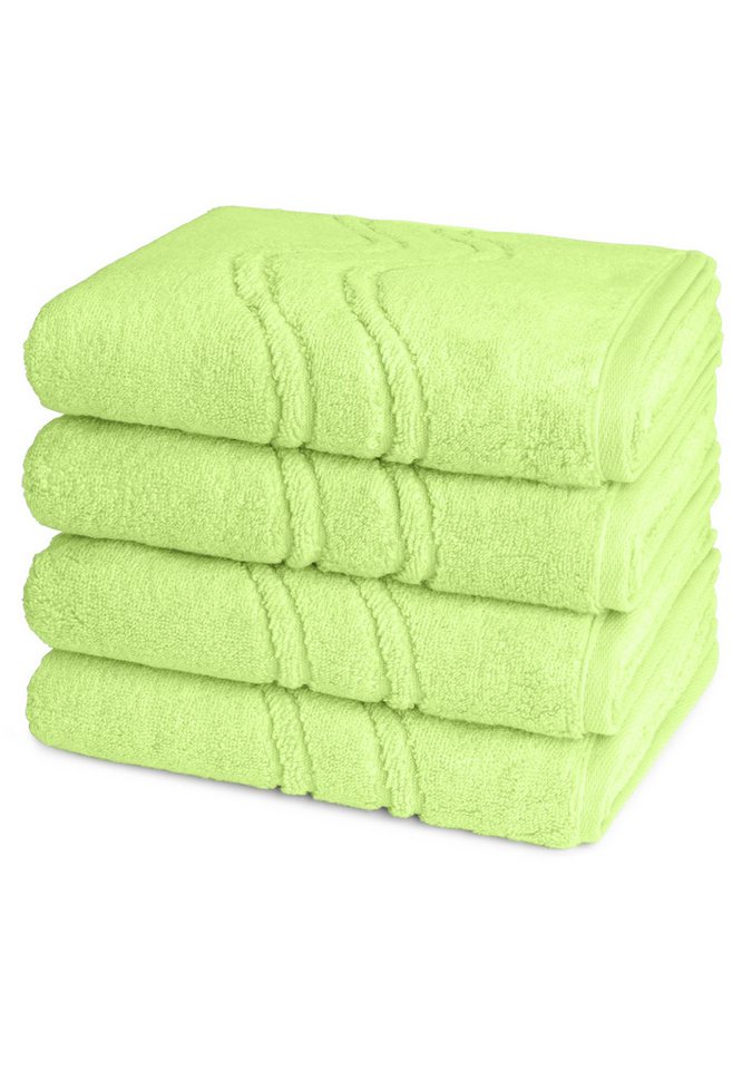 ROSS Handtuch Set Cashmere feeling, Walkfrottee (Spar-Set, 4-St), 4 X Handtuch im Set - Baumwolle - Saugstark von ROSS