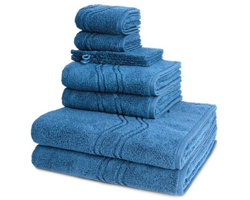 ROSS Handtuch Set Cashmere feeling, Walkfrottee (Spar-Set, 8-St), 2 X Wasch- 2 X Gäste- 2 X Dusch- 2 X Handtuch im Set - Baumwolle von ROSS