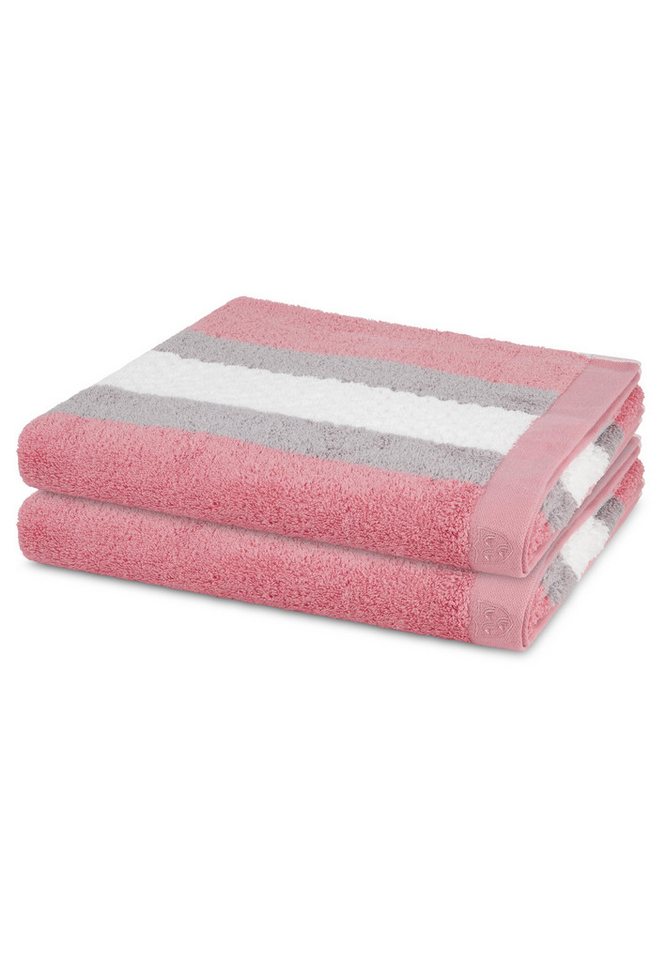 ROSS Handtuch Set Harmony, Walkfrottee (Spar-Set, 2-St), 2 X Duschtuch im Set - Baumwolle - Saugstark von ROSS