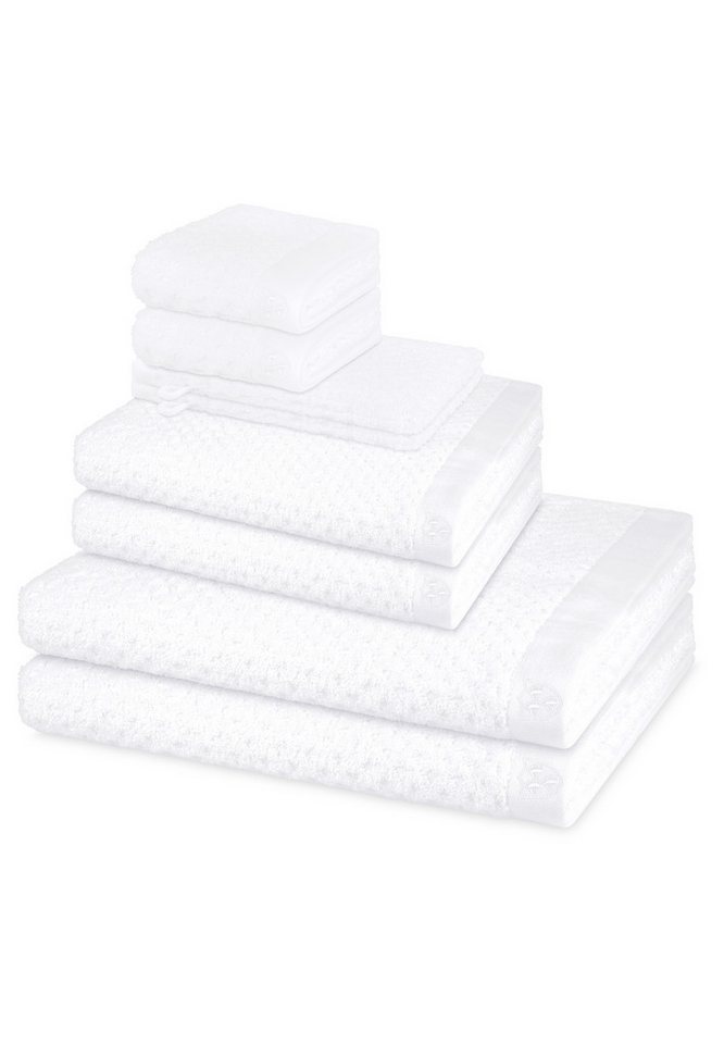 ROSS Handtuch Set Harmony, Walkfrottee (Spar-Set, 8-St), 2 X Wasch- 2 X Gäste- 2 X Dusch- 2 X Handtuch im Set - Baumwolle ROSS Handtuch Set Harmony, Walkfrottee (Spar-Set, 8-St), 2 X Wasch- 2 X Gäste- 2 X Dusch- 2 X Handtuch im Set - Baumwolle von ROSS