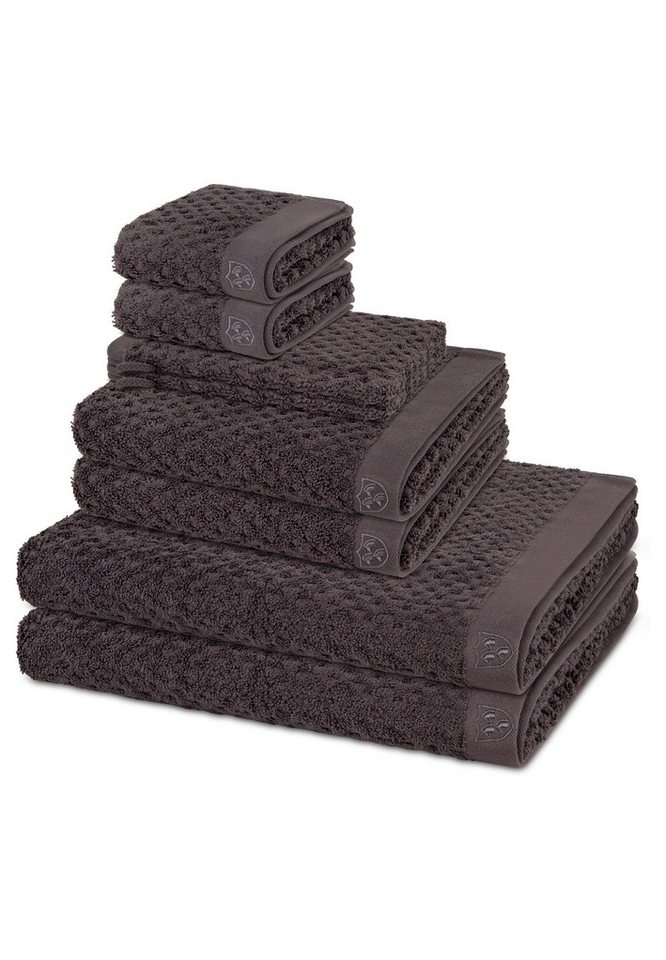 ROSS Handtuch Set Harmony, Walkfrottee (Spar-Set, 8-St), 2 X Wasch- 2 X Gäste- 2 X Dusch- 2 X Handtuch im Set - Baumwolle ROSS Handtuch Set Harmony, Walkfrottee (Spar-Set, 8-St), 2 X Wasch- 2 X Gäste- 2 X Dusch- 2 X Handtuch im Set - Baumwolle von ROSS