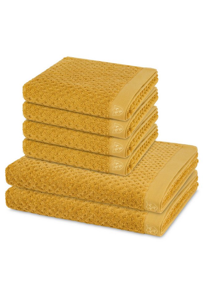 ROSS Handtuch Set Harmony, Walkfrottee (Spar-Set, 6-St), 4 X Handtuch 2 X Duschtuch im Set - Baumwolle - Saugstark ROSS Handtuch Set Harmony, Walkfrottee (Spar-Set, 6-St), 4 X Handtuch 2 X Duschtuch im Set - Baumwolle - Saugstark von ROSS
