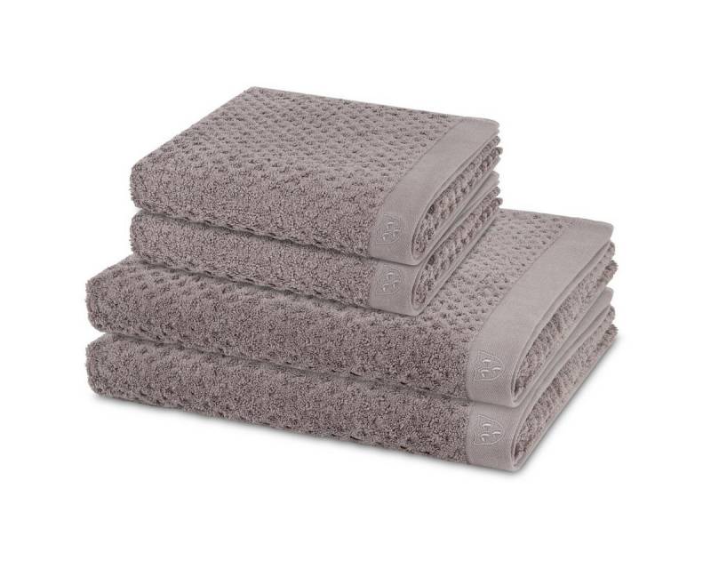 ROSS Handtuch Set Harmony, Walkfrottee (Spar-Set, 4-St), 2 X Handtuch 2 X Duschtuch im Set - Baumwolle - Saugstark von ROSS