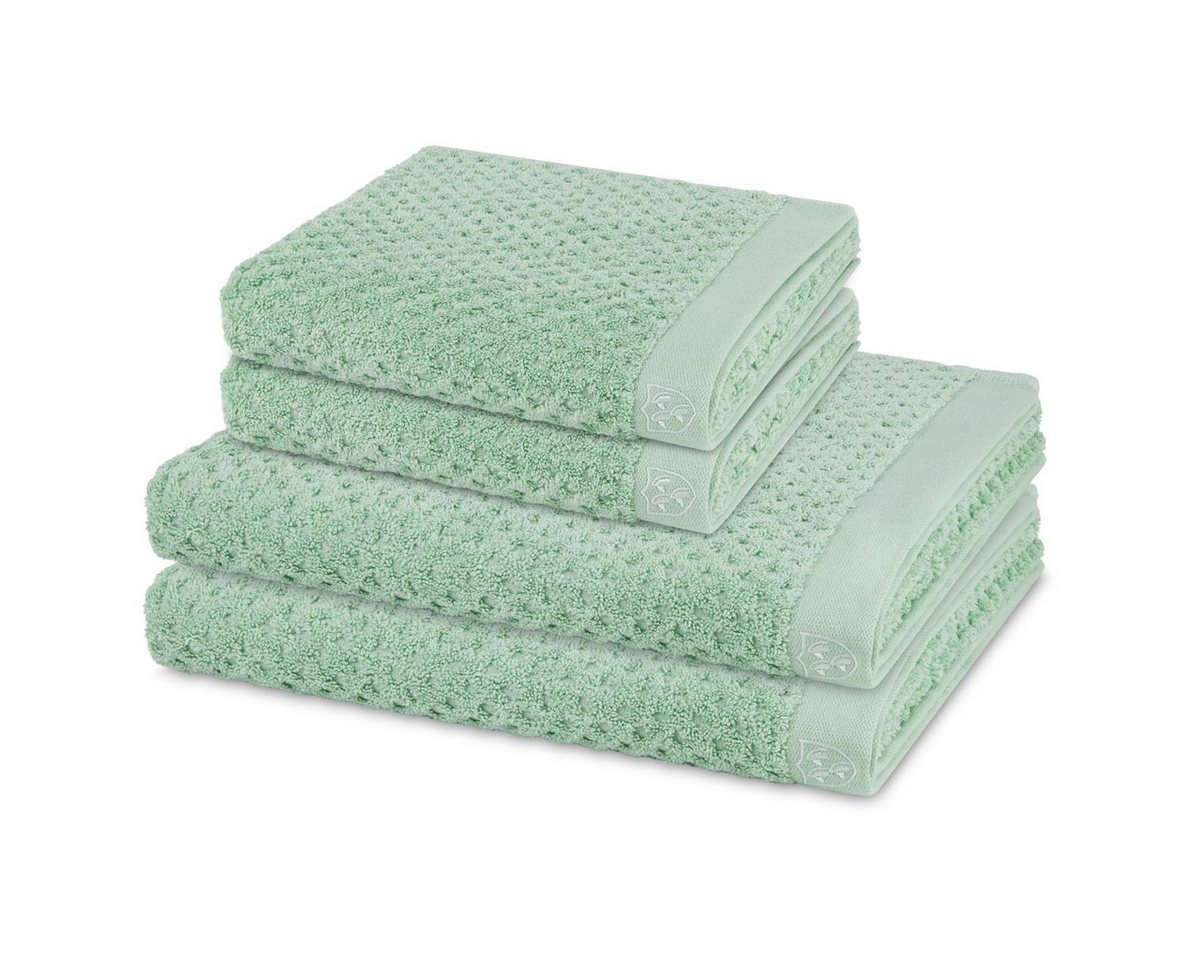 ROSS Handtuch Set Harmony, Walkfrottee (Spar-Set, 4-St), 2 X Handtuch 2 X Duschtuch im Set - Baumwolle - Saugstark von ROSS