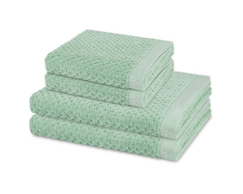 ROSS Handtuch Set Harmony, Walkfrottee (Spar-Set, 4-St), 2 X Handtuch 2 X Duschtuch im Set - Baumwolle - Saugstark von ROSS