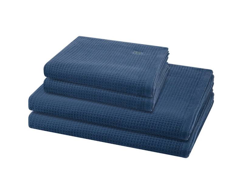 ROSS Handtuch Set Pique, Pique (Spar-Set, 4-St), 2 X Handtuch 2 X Duschtuch im Set - Baumwolle - Saugstark von ROSS