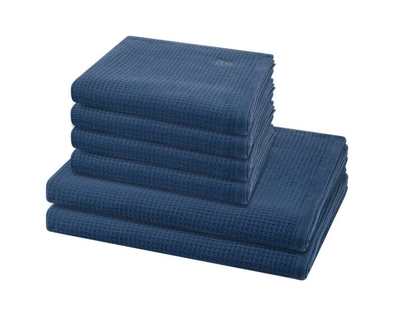 ROSS Handtuch Set Pique, Pique (Spar-Set, 6-St), 4 X Handtuch 2 X Duschtuch im Set - Baumwolle - Saugstark von ROSS