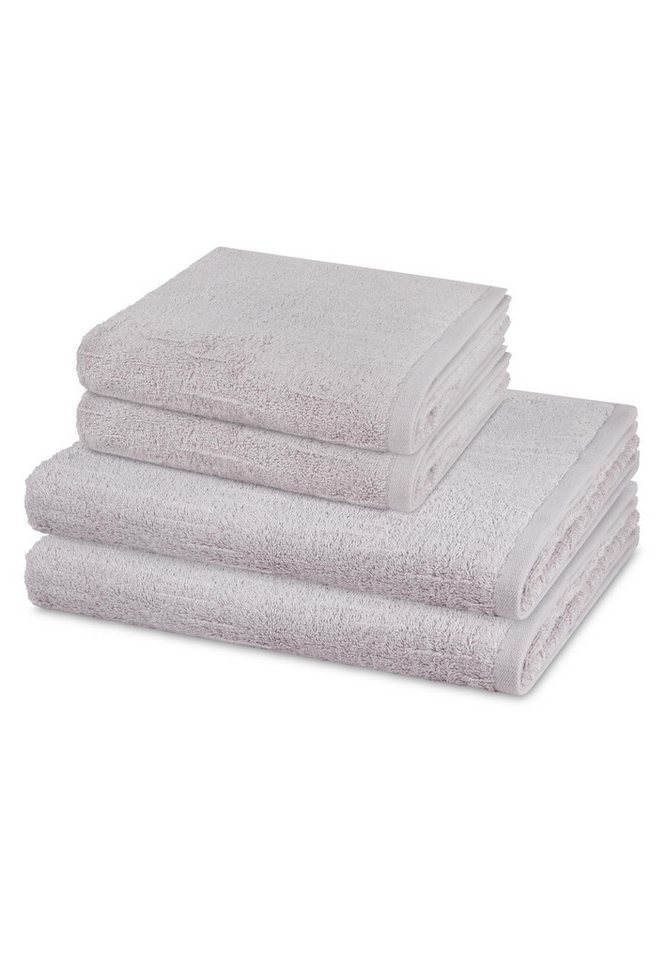 ROSS Handtuch Set Premium, Walkfrottee (Spar-Set, 4-St), 2 X Handtuch 2 X Duschtuch im Set - Baumwolle - Saugstark ROSS Handtuch Set Premium, Walkfrottee (Spar-Set, 4-St), 2 X Handtuch 2 X Duschtuch im Set - Baumwolle - Saugstark von ROSS