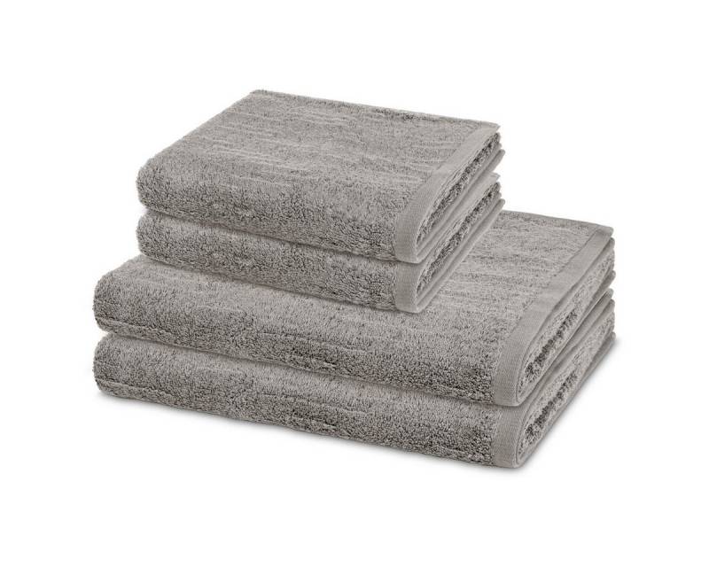 ROSS Handtuch Set Premium, Walkfrottee (Spar-Set, 4-St), 2 X Handtuch 2 X Duschtuch im Set - Baumwolle - Saugstark von ROSS