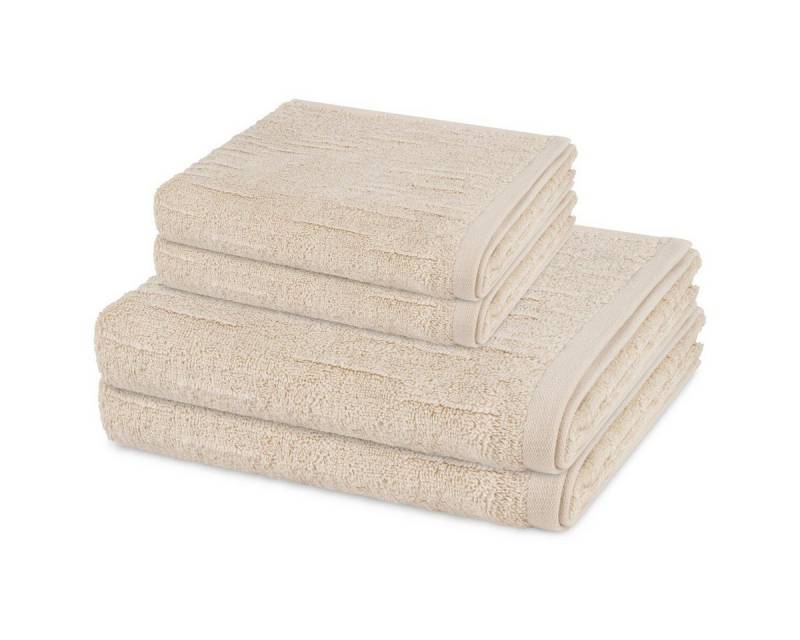 ROSS Handtuch Set Premium, Walkfrottee (Spar-Set, 4-St), 2 X Handtuch 2 X Duschtuch im Set - Baumwolle - Saugstark ROSS Handtuch Set Premium, Walkfrottee (Spar-Set, 4-St), 2 X Handtuch 2 X Duschtuch im Set - Baumwolle - Saugstark von ROSS