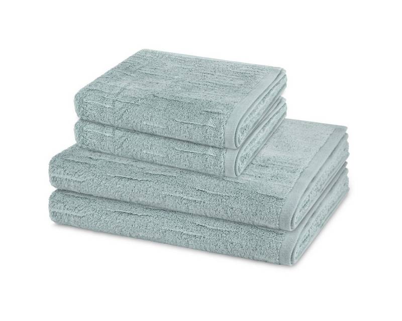 ROSS Handtuch Set Premium, Walkfrottee (Spar-Set, 4-St), 2 X Handtuch 2 X Duschtuch im Set - Baumwolle - Saugstark von ROSS