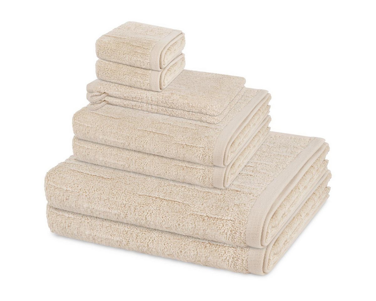 ROSS Handtuch Set Premium, Walkfrottee (Spar-Set, 8-St), 2 X Wasch- 2 X Gäste- 2 X Dusch- 2 X Handtuch im Set - Baumwolle ROSS Handtuch Set Premium, Walkfrottee (Spar-Set, 8-St), 2 X Wasch- 2 X Gäste- 2 X Dusch- 2 X Handtuch im Set - Baumwolle von ROSS