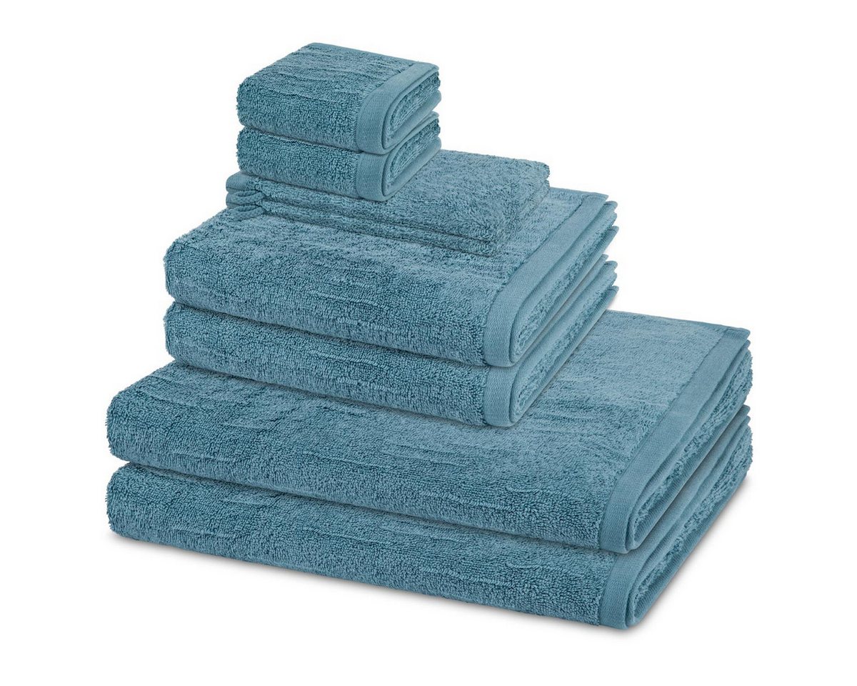ROSS Handtuch Set Premium, Walkfrottee (Spar-Set, 8-St), 2 X Wasch- 2 X Gäste- 2 X Dusch- 2 X Handtuch im Set - Baumwolle ROSS Handtuch Set Premium, Walkfrottee (Spar-Set, 8-St), 2 X Wasch- 2 X Gäste- 2 X Dusch- 2 X Handtuch im Set - Baumwolle von ROSS