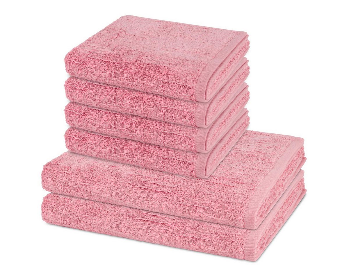 ROSS Handtuch Set Premium, Walkfrottee (Spar-Set, 6-St), 4 X Handtuch 2 X Duschtuch im Set - Baumwolle - Saugstark ROSS Handtuch Set Premium, Walkfrottee (Spar-Set, 6-St), 4 X Handtuch 2 X Duschtuch im Set - Baumwolle - Saugstark von ROSS