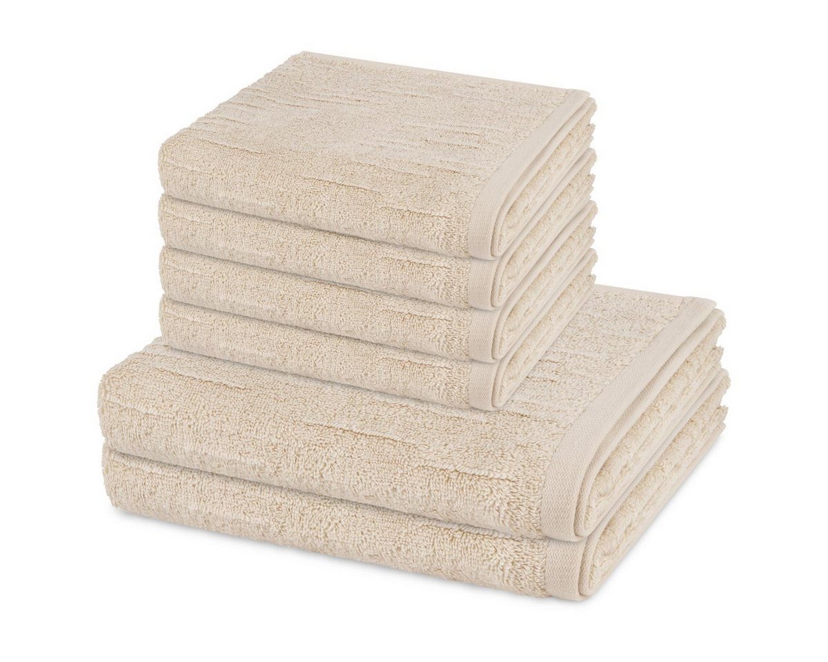 ROSS Handtuch Set Premium, Walkfrottee (Spar-Set, 6-St), 4 X Handtuch 2 X Duschtuch im Set - Baumwolle - Saugstark ROSS Handtuch Set Premium, Walkfrottee (Spar-Set, 6-St), 4 X Handtuch 2 X Duschtuch im Set - Baumwolle - Saugstark von ROSS