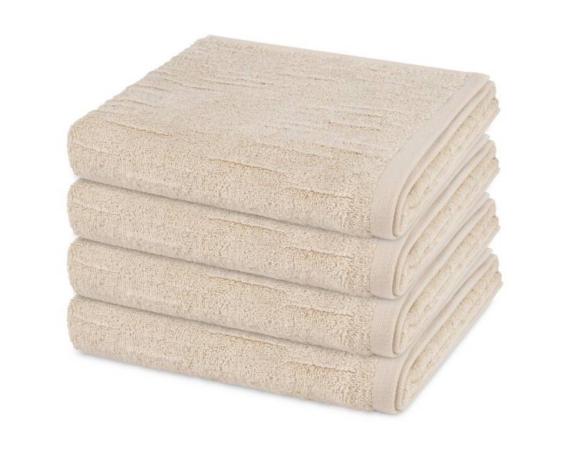 ROSS Handtuch Set Premium, Walkfrottee (Spar-Set, 4-St), 4 X Handtuch im Set - Baumwolle - Saugstark von ROSS