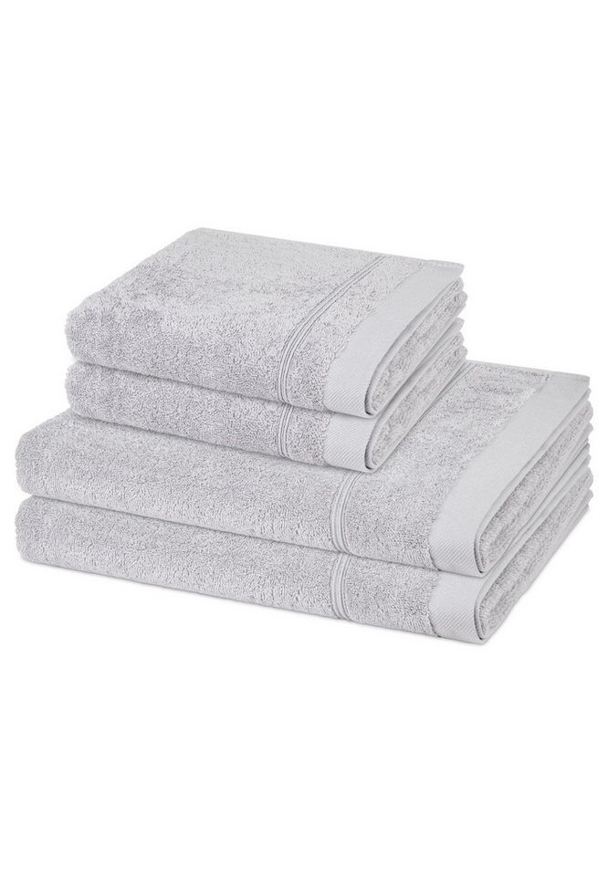 ROSS Handtuch Set Rubin, Walkfrottee (Spar-Set, 4-St), 2 X Handtuch 2 X Duschtuch im Set - Baumwolle - Saugstark ROSS Handtuch Set Rubin, Walkfrottee (Spar-Set, 4-St), 2 X Handtuch 2 X Duschtuch im Set - Baumwolle - Saugstark von ROSS