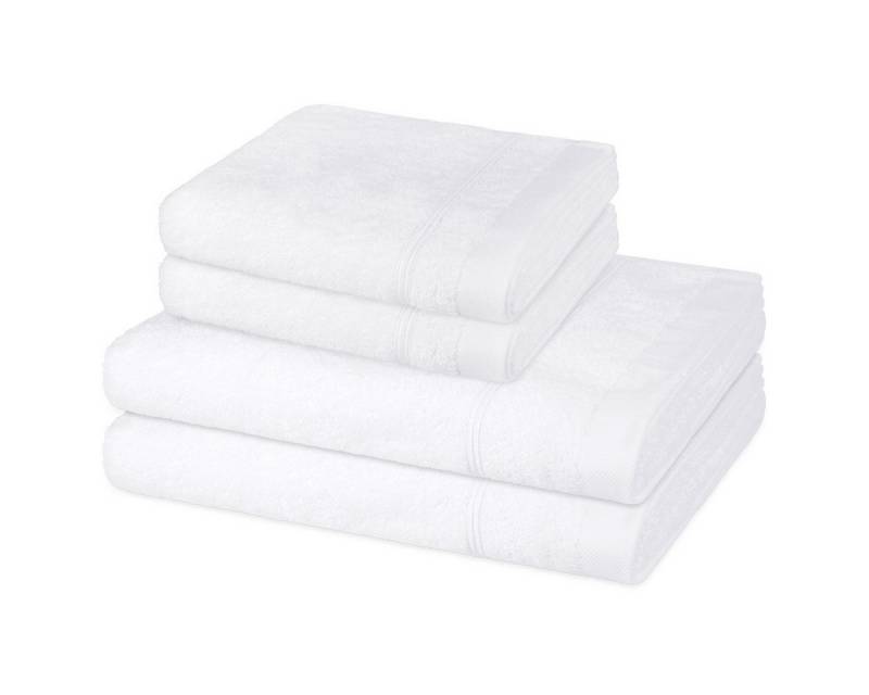 ROSS Handtuch Set Rubin, Walkfrottee (Spar-Set, 4-St), 2 X Handtuch 2 X Duschtuch im Set - Baumwolle - Saugstark ROSS Handtuch Set Rubin, Walkfrottee (Spar-Set, 4-St), 2 X Handtuch 2 X Duschtuch im Set - Baumwolle - Saugstark von ROSS