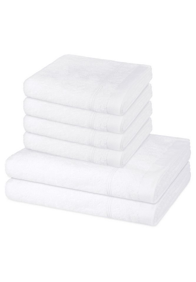 ROSS Handtuch Set Rubin, Walkfrottee (Spar-Set, 6-St), 4 X Handtuch 2 X Duschtuch im Set - Baumwolle - Saugstark ROSS Handtuch Set Rubin, Walkfrottee (Spar-Set, 6-St), 4 X Handtuch 2 X Duschtuch im Set - Baumwolle - Saugstark von ROSS